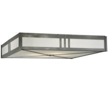 Meyda White 135132 - 36.25" Square Whitewing Flushmount