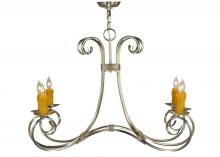 Meyda White 137245 - 34.5" Wide Elon 6 Light Chandelier