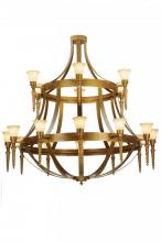 Meyda White 138241 - 72"W Lubovich 18 LT Two Tier Chandelier