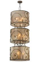 Meyda White 138536 - 24"W Granada 3 Tier Pendant