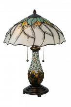 Meyda White 139604 - 22.5"H Videira Florale Table Lamp