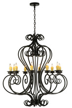 Meyda White 141833 - 42" Wide Fernando 10 Light Chandelier