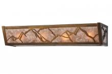 Meyda White 142744 - 24" Long Mountain Range Vanity Light