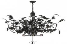 Meyda White 144580 - 52" Wide Greenbriar Oak Inverted Pendant Hardware