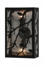 Meyda White 145124 - 10"W Branches with Leaves Wall Sconce