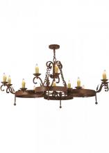 Meyda White 148577 - 60"W Andorra 12 LT Chandelier