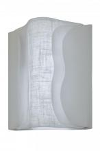 Meyda White 149579 - 12"W Linne LED Wall Sconce