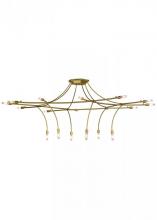 Meyda White 152800 - 84"W ISON 18 LT Chandelier