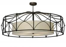 Meyda White 154957 - 53" Wide Aspen Semi-Flushmount