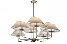 Meyda White 155465 - 42"W Annacostia 9 LT Chandelier