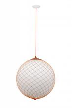 Meyda White 166538 - 24"W Malla Pelota Pendant