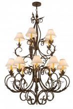 Meyda White 169636 - 46"W Alexandria 15 LT Chandelier