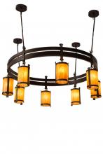 Meyda White 179542 - 67" Wide Beartooth 8 Light Chandelier