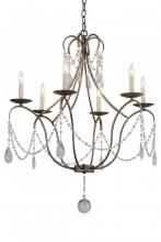 Meyda White 182544 - 31"W Kaitlynn 4 LT Chandelier