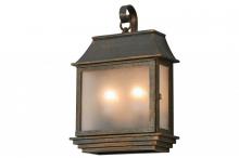 Meyda White 182587 - 10" Wide Bastille Lantern Wall Sconce