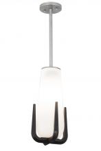 Meyda White 191467 - 8"W Blumenklaue Mini Pendant