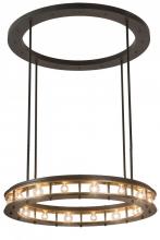 Meyda White 191696 - 49" Wide Alva Cilindro 16 Light Pendant