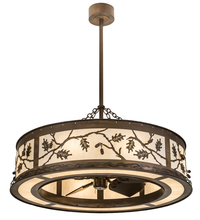 Meyda White 197416 - 45" Wide Oak Leaf & Acorn Chandel-Air