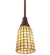 Meyda White 214132 - 5" Wide Terra Bone Mini Pendant