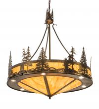 Meyda White 215185 - 40" Wide Tall Pines Inverted Pendant
