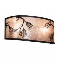 Meyda White 216750 - 20" Wide Lone Pine Wall Sconce