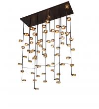 Meyda White 223457 - 122" Long Pux Cascading Chandelier