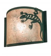 Meyda White 234794 - 11" Wide Gecko Wall Sconce