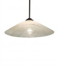 Meyda White 236756 - 20" Wide Metro Blanco Swirl Pendant