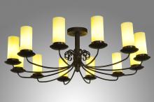 Meyda White 249649 - 54" Wide Atria 12 Light Chandelier