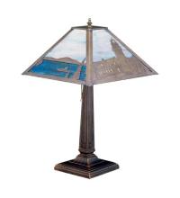 Meyda White 26763 - 21"H Lighthouse Bay Table Lamp