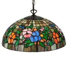 Meyda White 31105 - 15.75"W Hanging Pansy Pendant