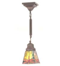 Meyda White 49103 - 5"Sq Prairie Dragonfly Mini Pendant.609