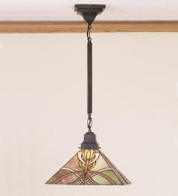 Meyda White 49146 - 13"Sq Glasgow Bungalow Pendant.609