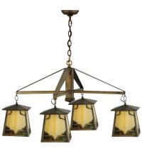 Meyda White 51486 - 41"W Kirkpatrick 4 LT Chandelier