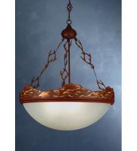 Meyda White 78124 - 25" Wide Waves Inverted Pendant